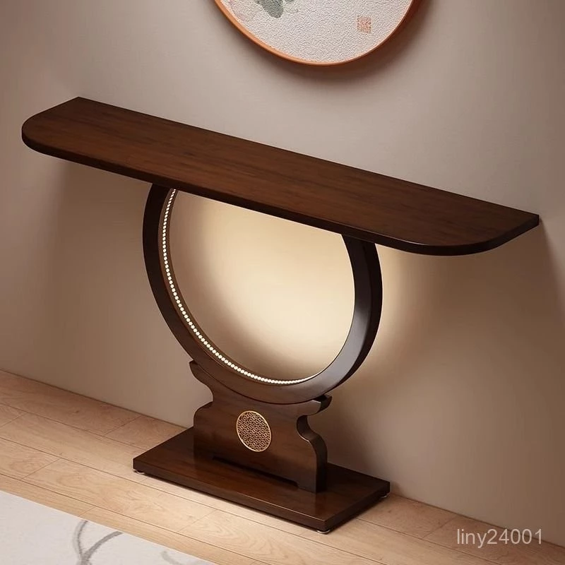 Modern console table with clean lines